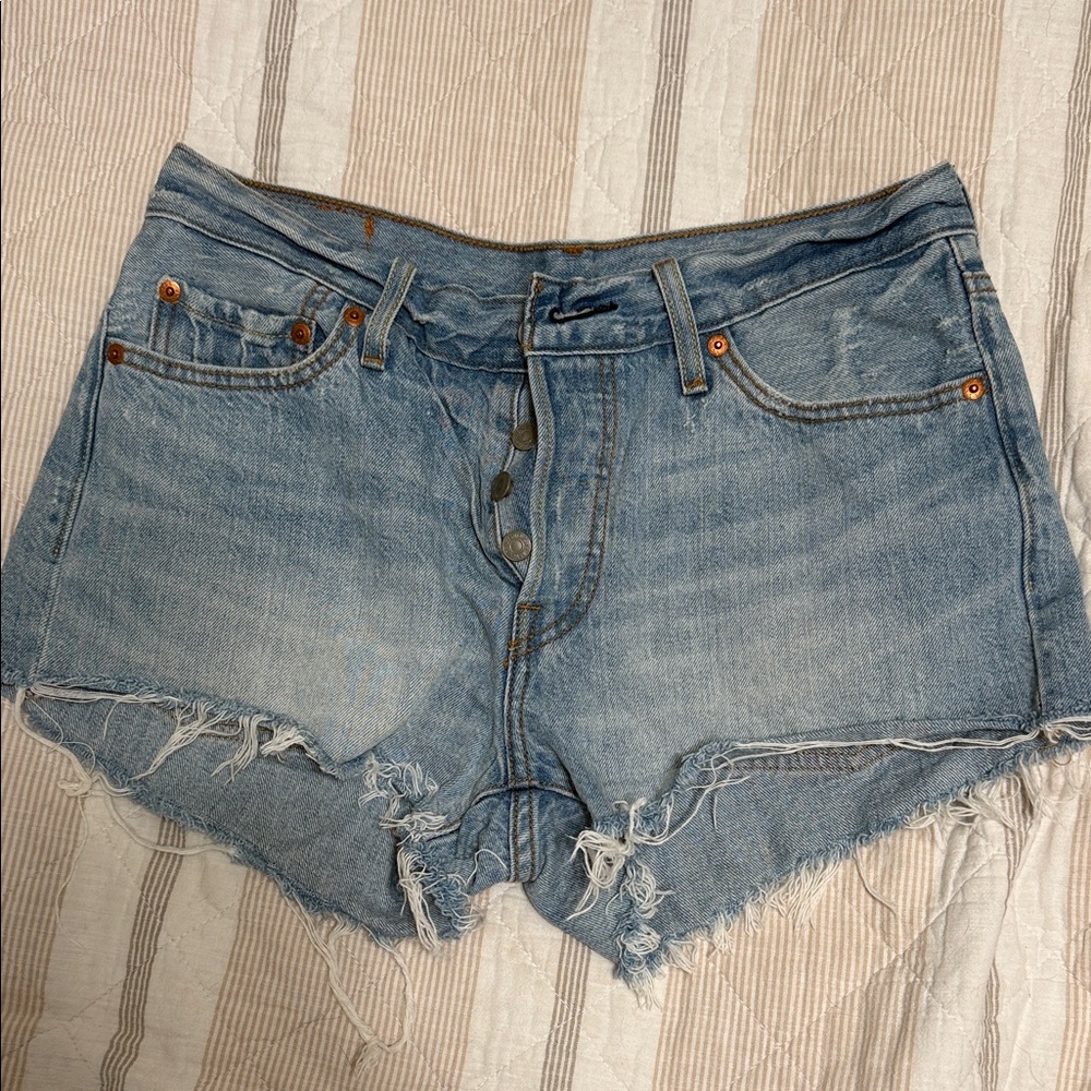 Levi’s Women's Blue Denim Shorts